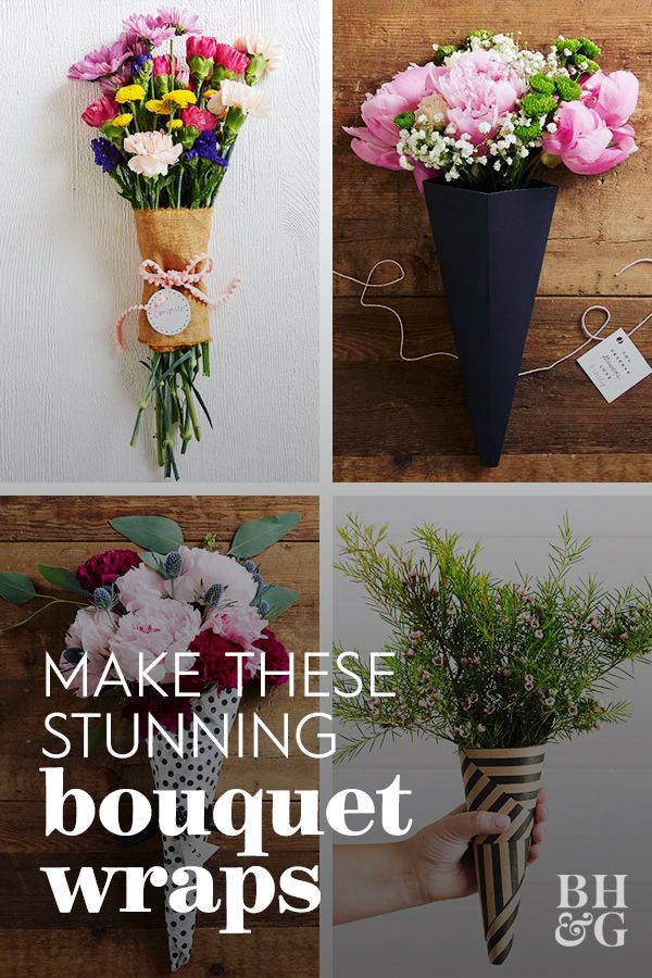 Follow our simple how-to instructions to make your own gorgeous bouquet wraps. Y...