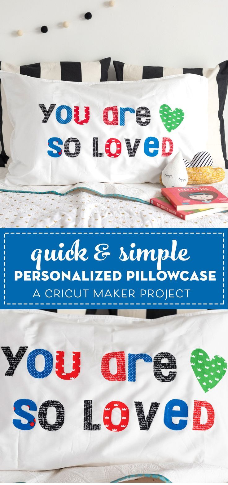 Quick and simple personalized pillowcase project tutorial. A fun kids pillowcase...