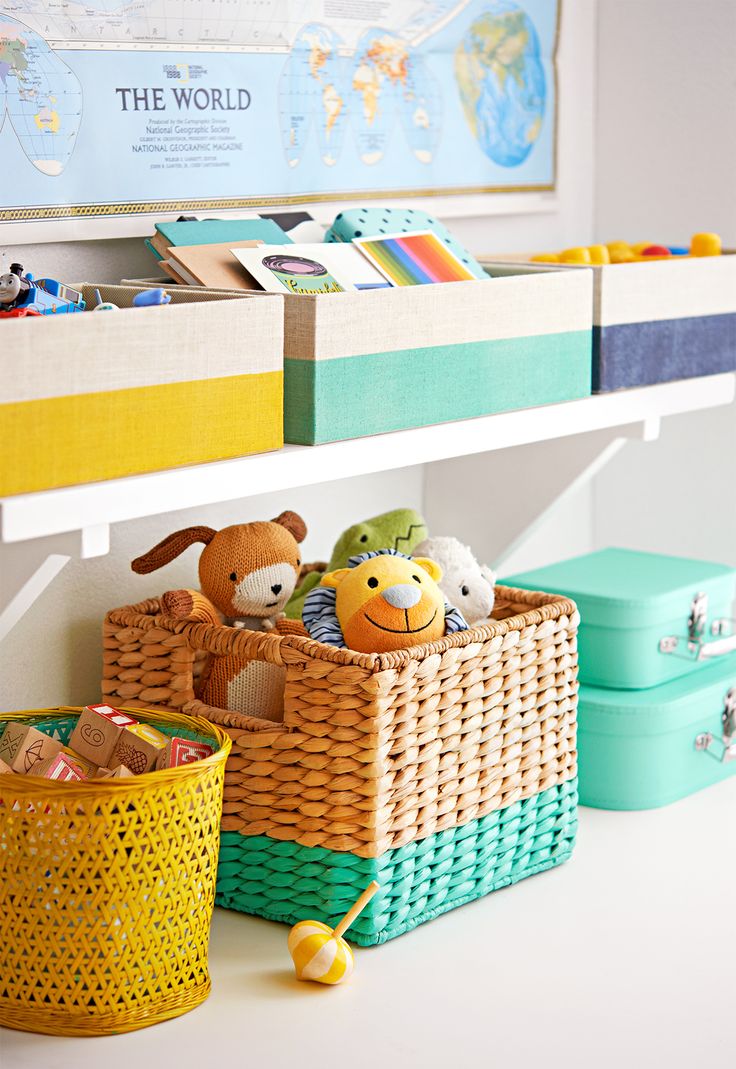 Organizing just got adorable. Gift your clutter-a-phobe friend with a wicker bas...