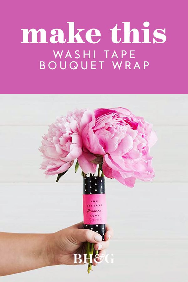 The hardest part of this wrap will be choosing the pattern of washi tape—it’...