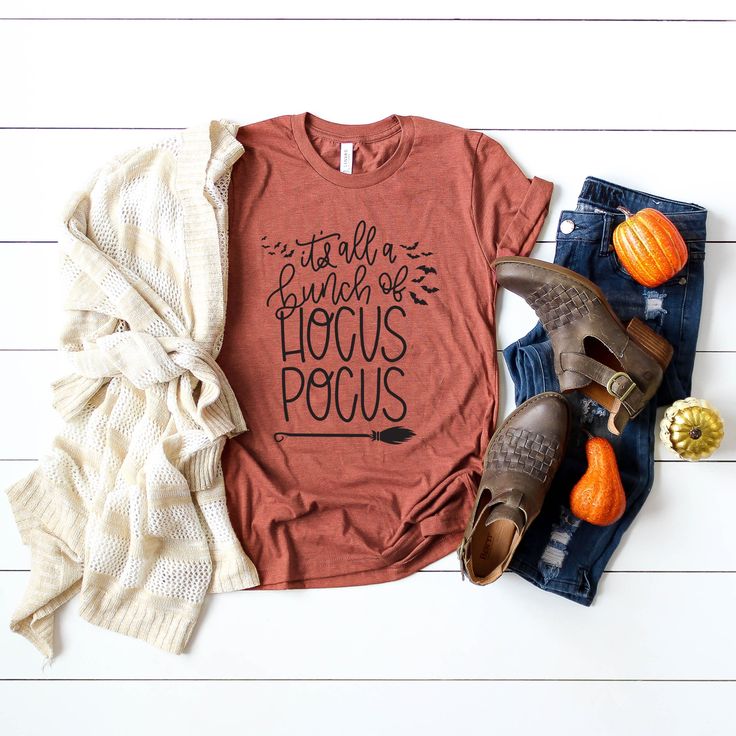 Hocus Pocus Shirt It's All a Bunch of Hocus Pocus Shirt | Etsy