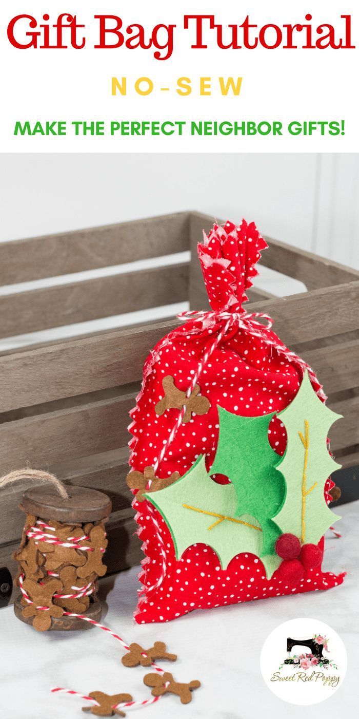 Make Easy Christmas Neighbor Gifts With This Cricut Maker No-Sew Tutorial