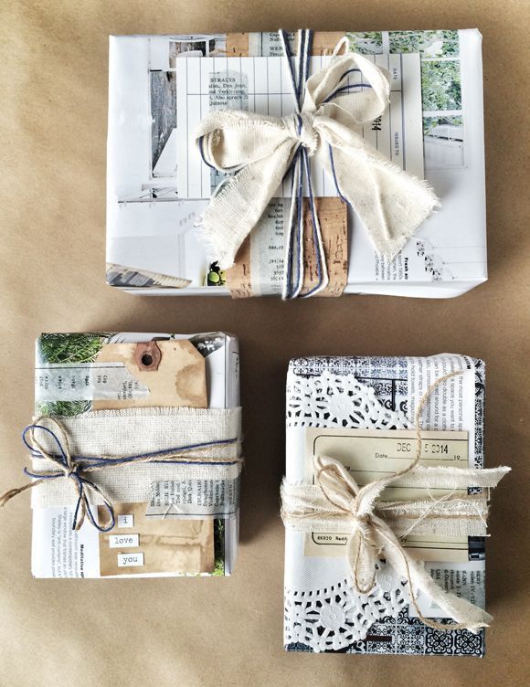 Eco-Friendly Holiday Gift Wrap by Guest Artist Vanessa Spencer