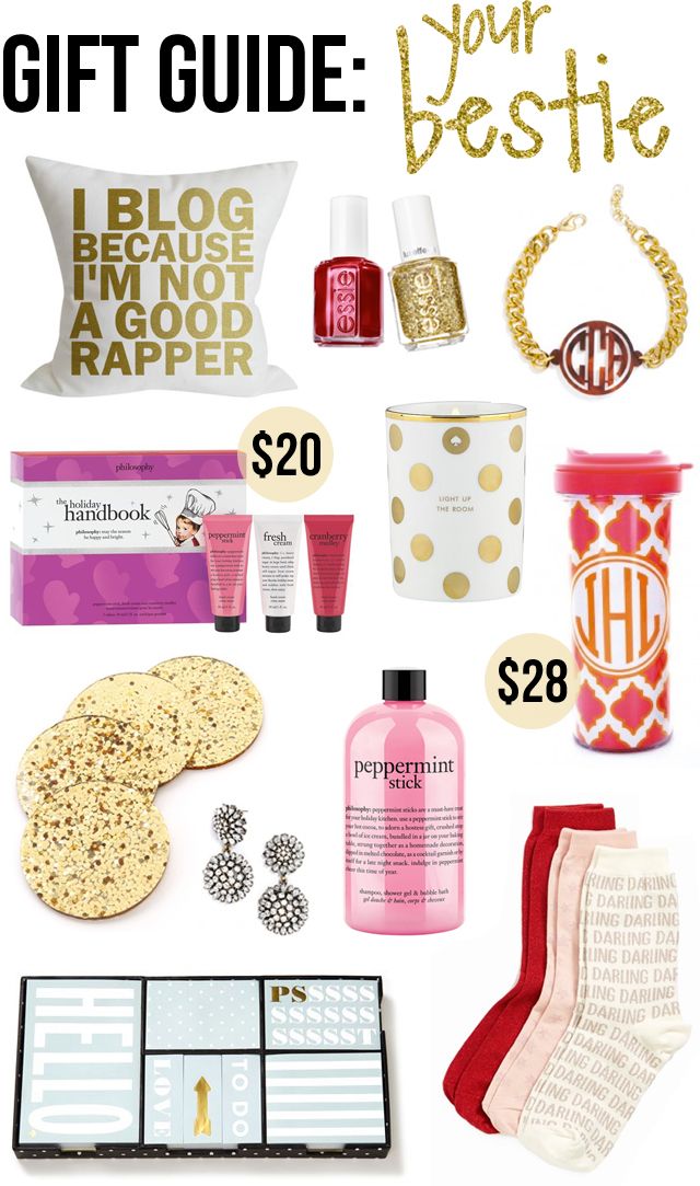 Gift Guide for your Best Friend (Everything is under $50!)