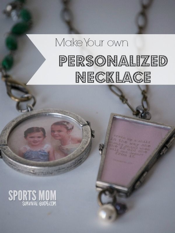 How to Make Personalized Necklace Charms:  For Moms and Daughters.  PERFECT FOR ...