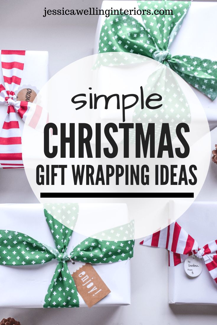 Christmas Gift Wrapping Ideas: Pretty & Simple