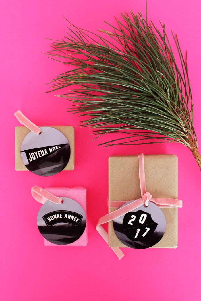 Our Holiday Gift + Ornament Tags | Poppytalk - in collaboration with Staples Can...
