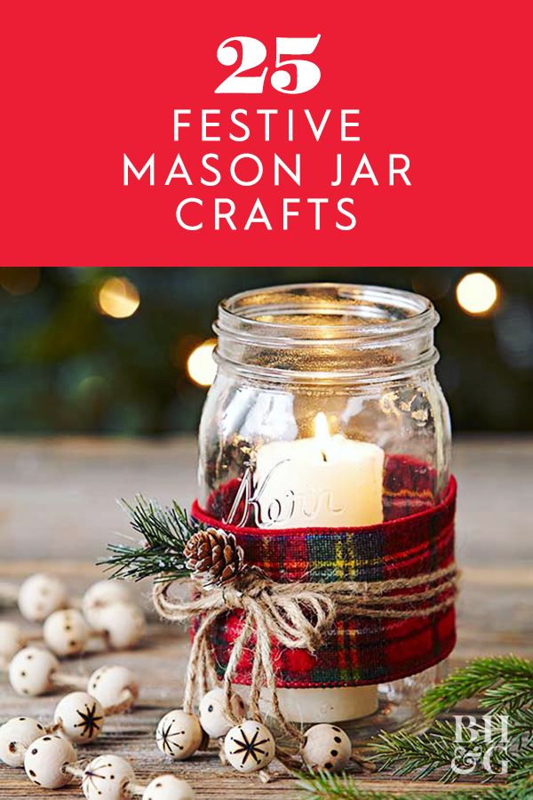 25 Adorable Christmas Mason Jar Crafts You Can Make Today